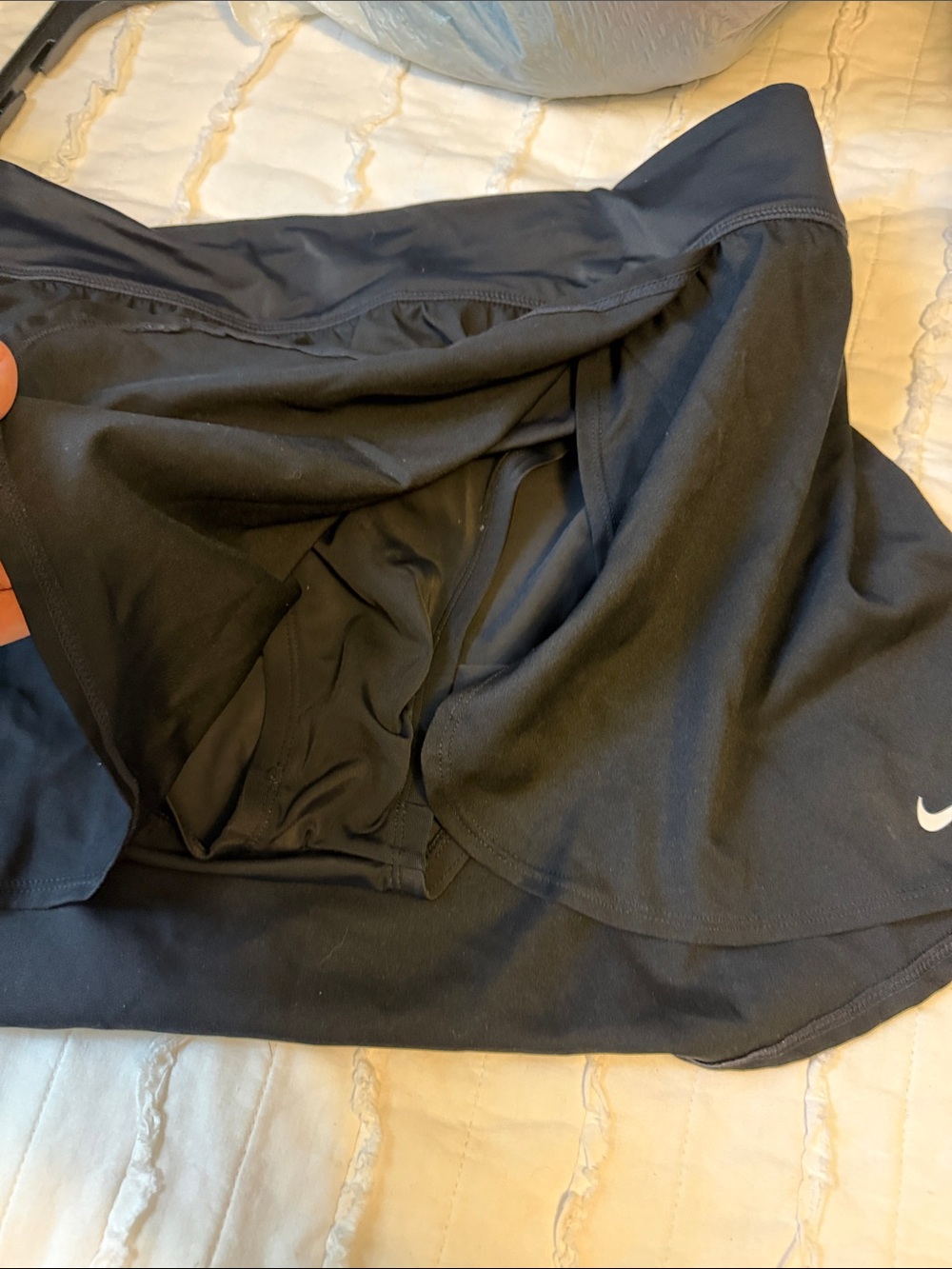 Nike Swim Bottoms Womens Sz 3XL Essential Black Board Skirt Swim Skorts Board